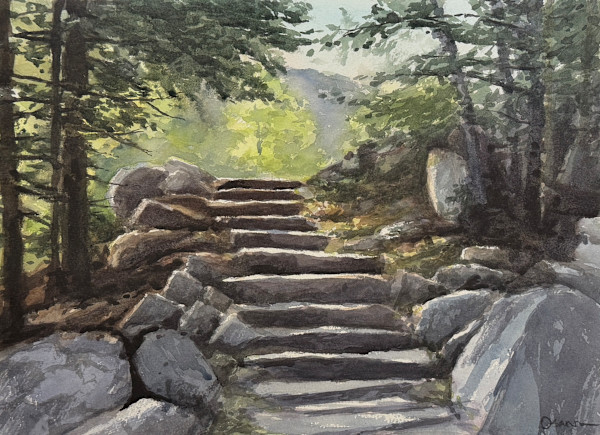 Trail Steps by Rick Osann Art, Image 1.
