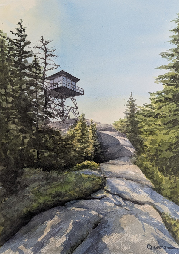 Up to the Tower by Rick Osann Art