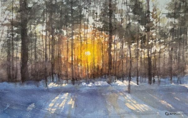 Winter Woods by Rick Osann Art