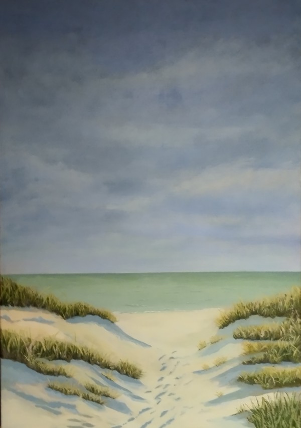 Beach Shadows by Andrea Barlow