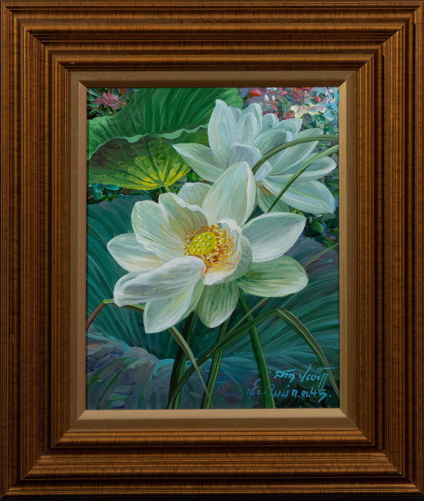 AT074 (White Lotus) by Sangat Puiock