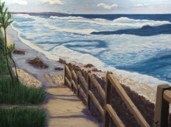 Path Along the Shore by Constance Marie