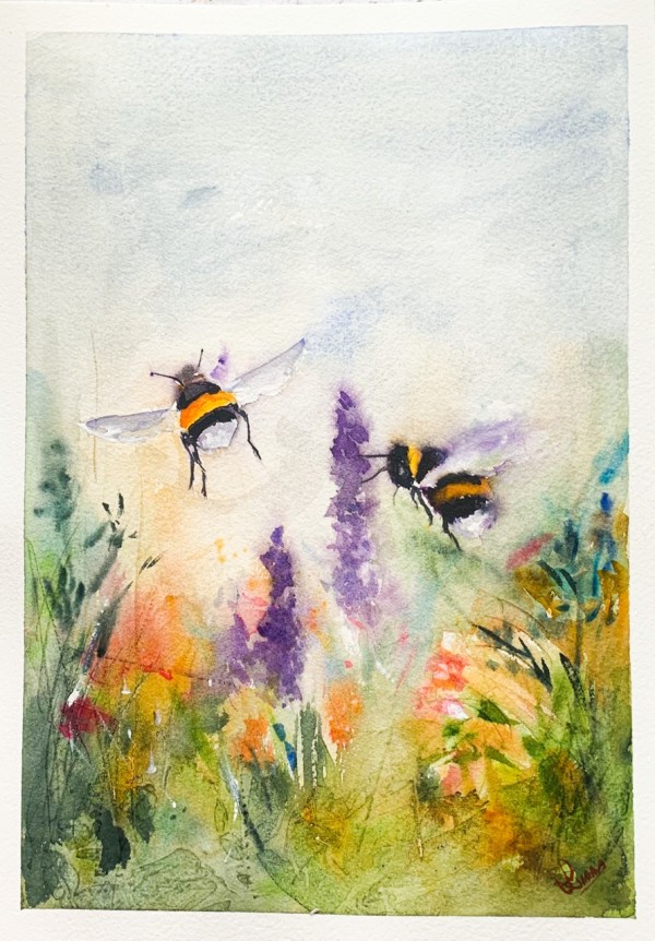 Bees in wilderness by URVAAA
