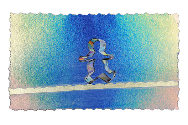 Columbo Cookie Cutter/ 27 of 365 Art Quest on YouTube Series by Melodie Provenzano