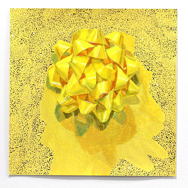 Gold Bow on Magnetic Field by Melodie Provenzano, Image 1.