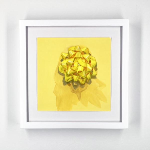Gold Bow on Yellow No. 6 by Melodie Provenzano, Image 1.