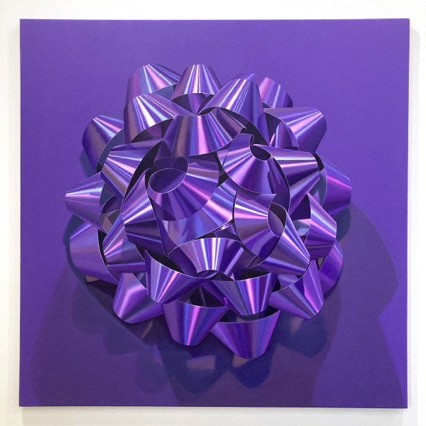 Purple Bow Celebrating Martin Luther King Jr by Melodie Provenzano