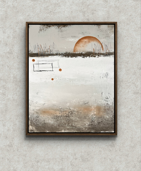 Fieldnotes at Dusk [framed] by Ally Cantrell