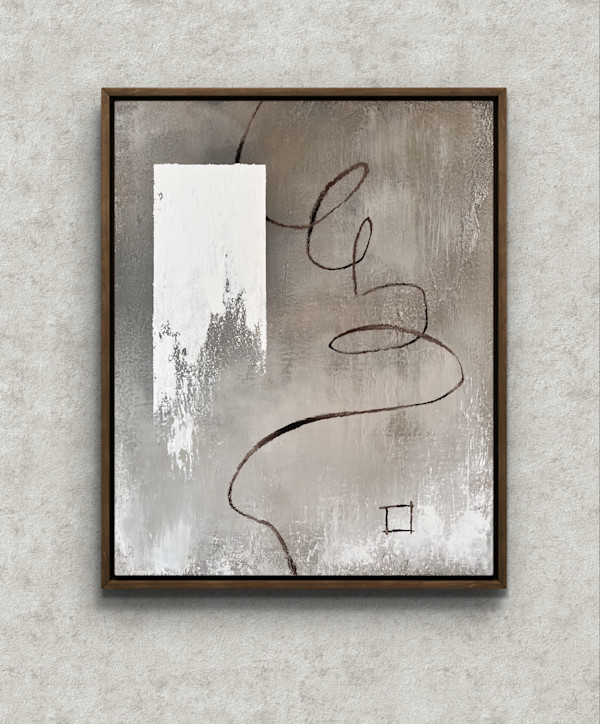 Unraveled II [framed] by Ally Cantrell