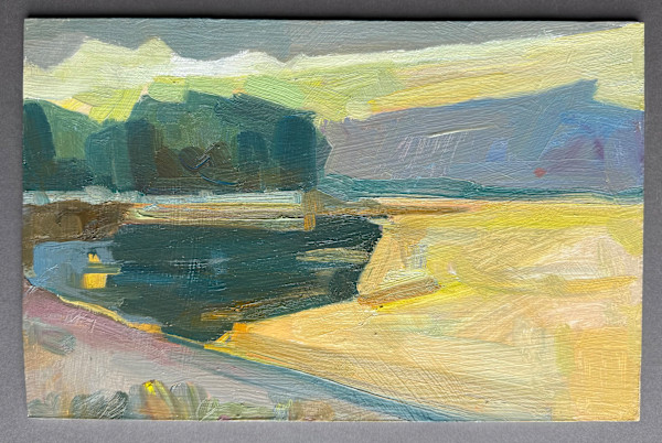 Dusk Second Penninsula by Lou Schellenberg