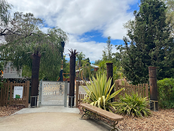 Volcano Park - Gates by Steve Tepper
