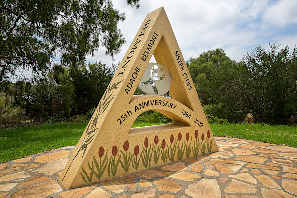 Sister City 25th Anniversary Sculpture by Jahne Rees