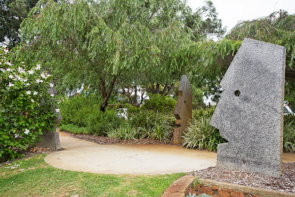 Volcano Park - Easter Island Heads by Steve Tepper