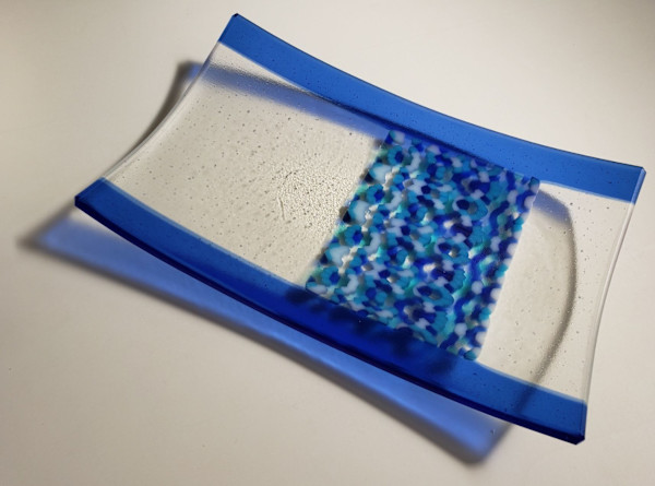 Azure Mosaic plate by Michael "Miguel" Sanchez