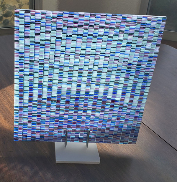 Blue Ripples tapestry by Michael "Miguel" Sanchez