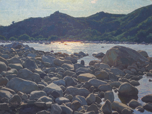 "Shimmering" (Ventura River) by Dan Schultz