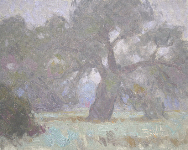 "Trees in Fog" by Dan Schultz, Image 1.