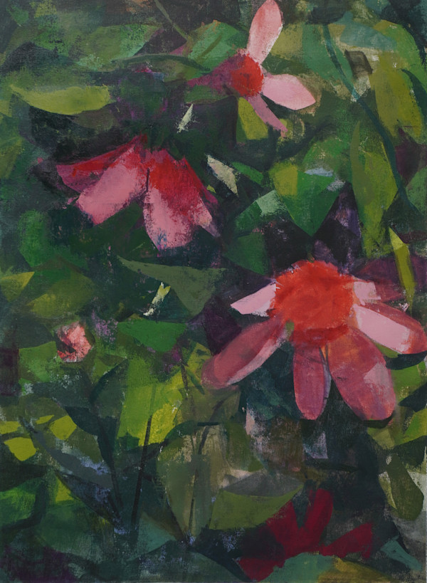 Red Dahlias by Amy Scherer, Image 1.