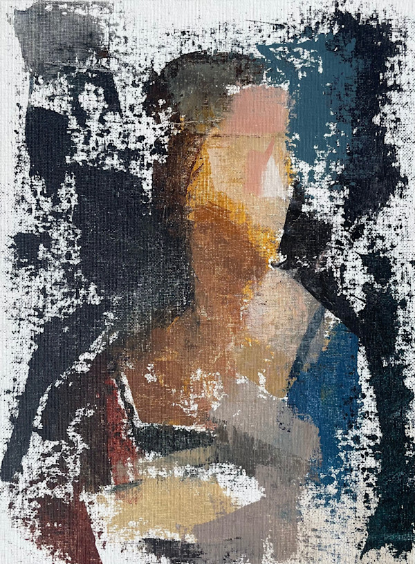 Study after Lady with an Ermine by Amy Scherer