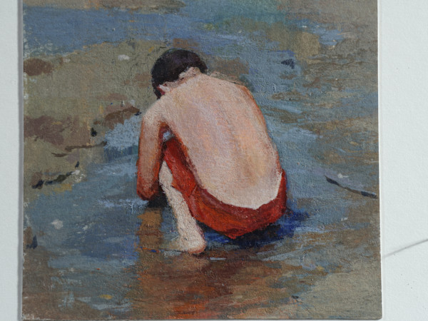 Boy on the Beach by Amy Scherer