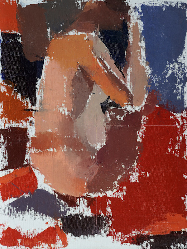 Red Blanket and Figure by Amy Scherer, Image 1.