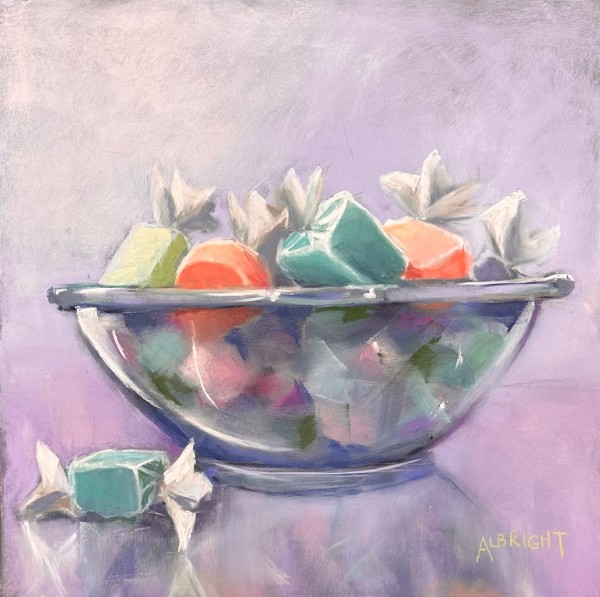 Bowl of Taffy by Judy Albright