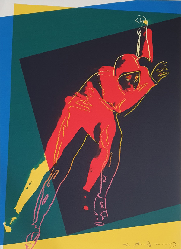 Speedskater by Andy Warhol