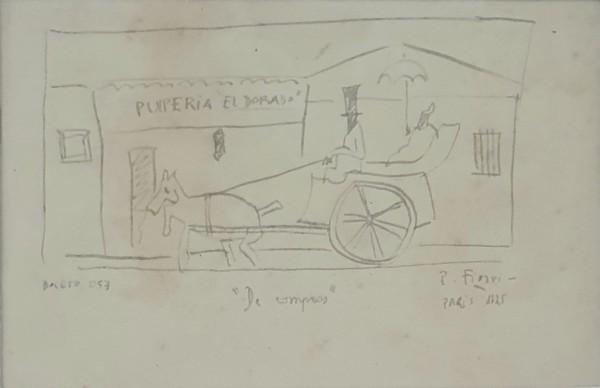 De compras by Pedro Figari