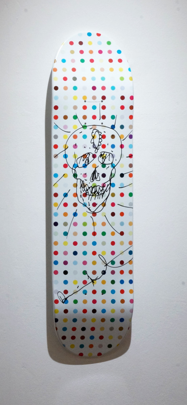 9 Spots - Unique Multiple - Skateboard Deck by Damien Hirst