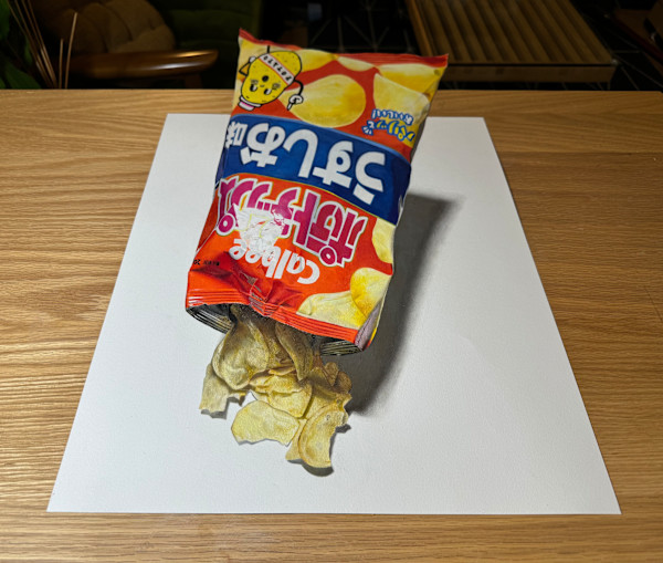 3D series - Potato Chips by Taiki Shinohara