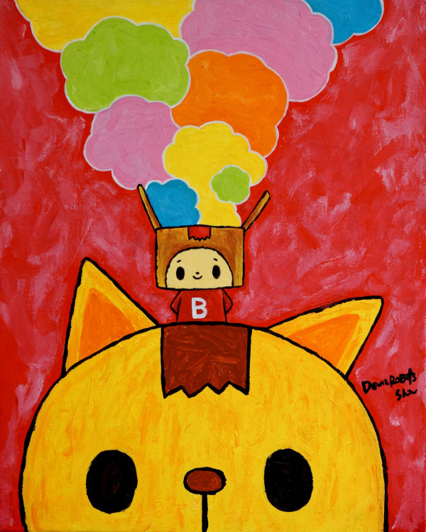 BOXY on cat by DEVILROBOTS