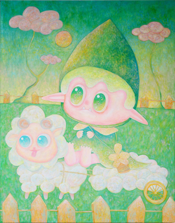 Kuky and the little lamb by Luke Luk