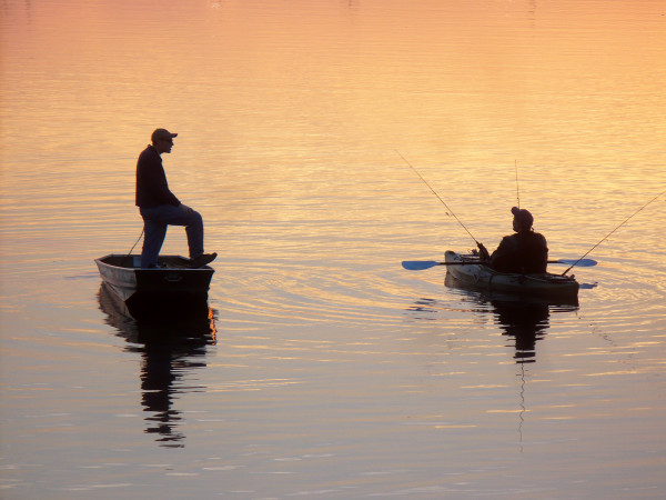 Overpeck Park Fishermen by Irmari Nacht
