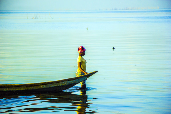 Sailing Lady by Ismail Odetola