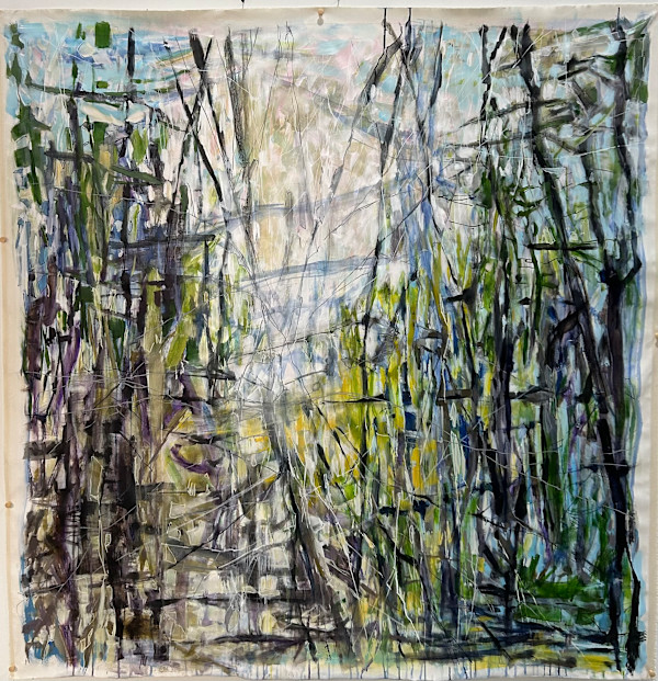 Forest Scaffolding - Day by Janis Gosbee