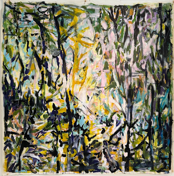 Forest Scaffolding - Dusk by Janis Gosbee