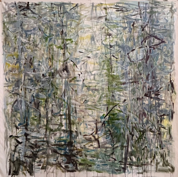 Forest Scaffolding - Dawn by Janis Gosbee, Image 1.