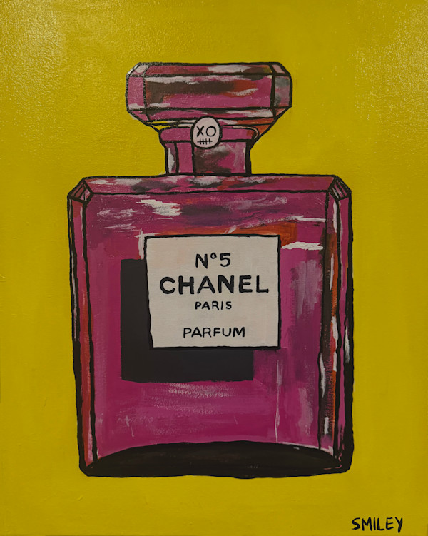 Chanel No.5 x Smiley Painting by Matt Smiley