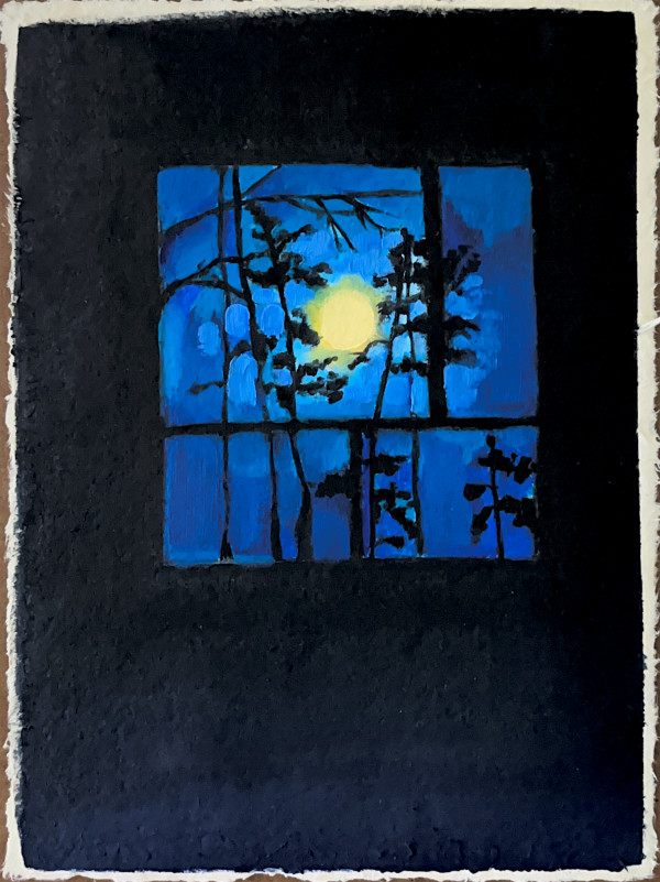 Moonlit Window by Caitlin G McCollom