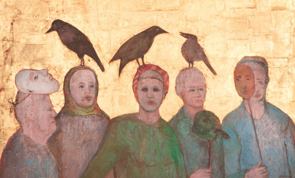 Allegory with Black Birds (after Hieronymous Bosch) by Lyanne Malamed