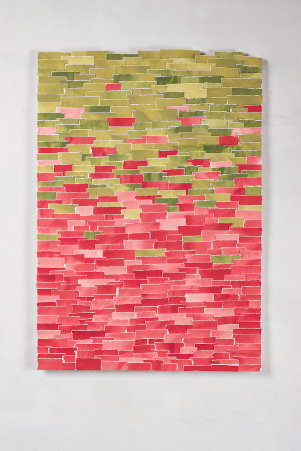 Untitled Pink and Green by Karla Nixon