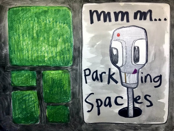 MMMMMM Parking Spaces by Lois Keller