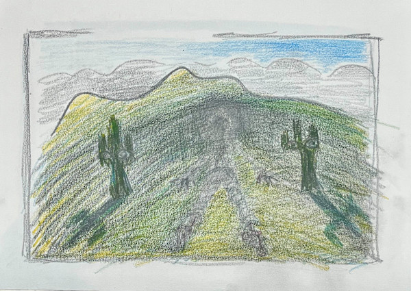 Land Escape by Lois Keller