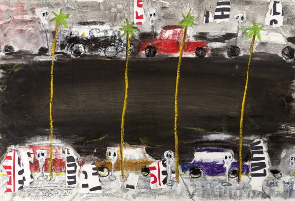 Parking on Ventura Boulevard by Lois Keller