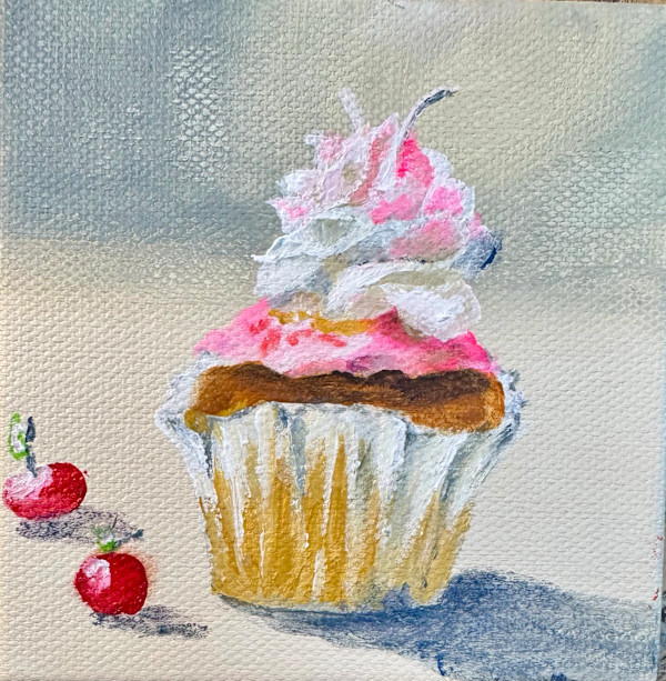 Delicate Cupcake by Linda Cannup