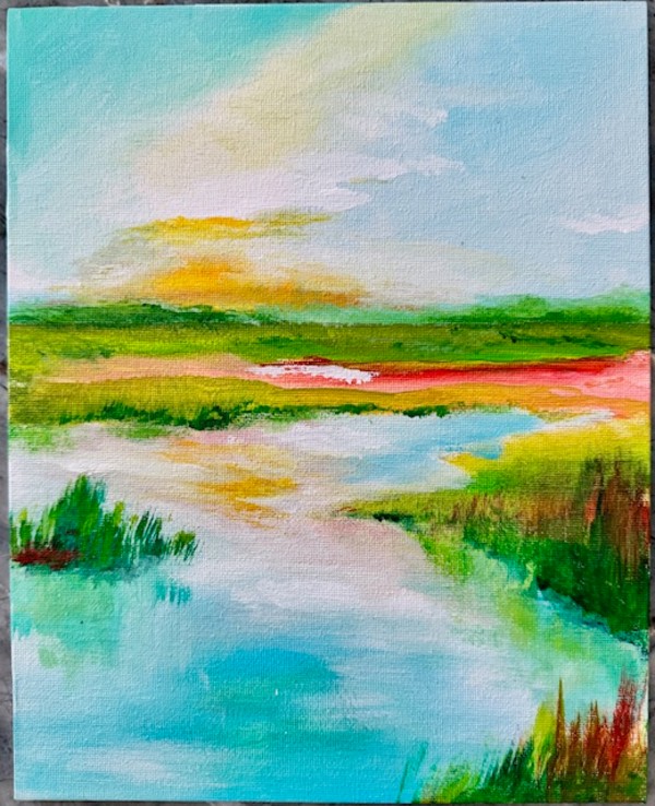 Low country pastels by Linda Cannup