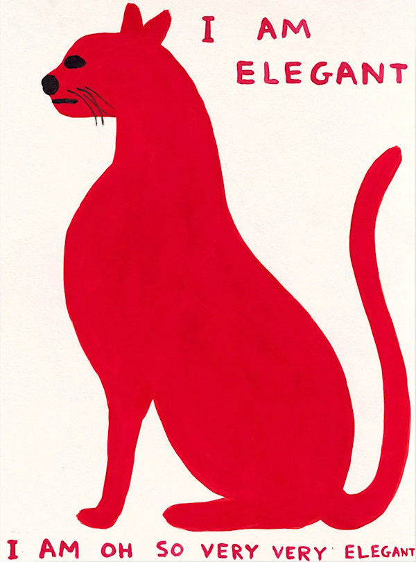 I Am Elegant (You Are Special) by David Shrigley, Image 1.