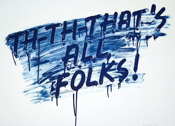That's All Folks by Mel Bochner, Image 2.