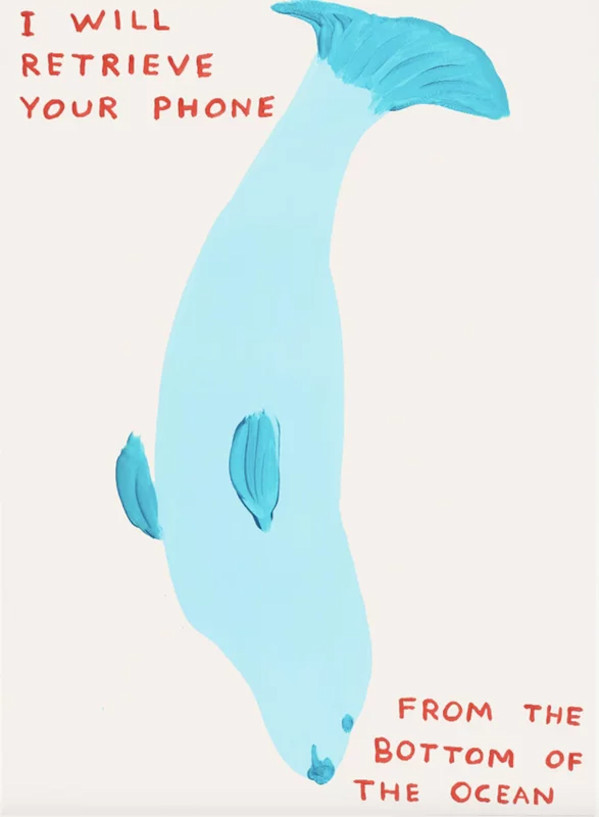 I Will Retrieve Your Phone by David Shrigley, Image 1.