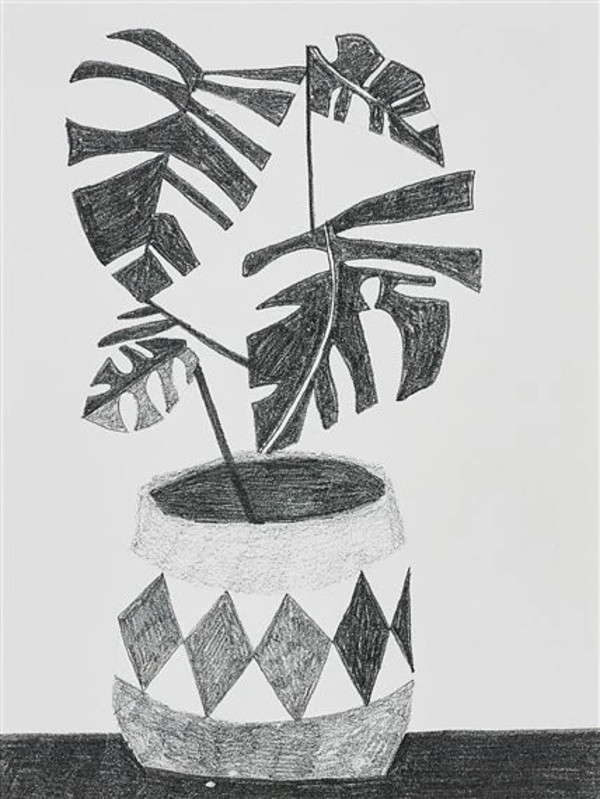 Untitled (Xerox Print) by Jonas Wood, Image 1.